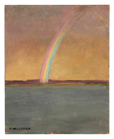 Szivárvány, 1909 körül (olaj, karton) alkotó: Felix Edouard Vallotton