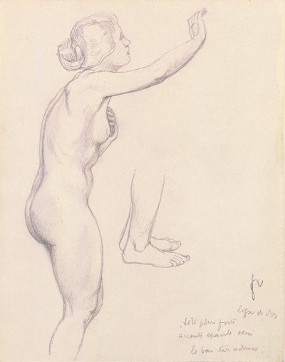 Tanulmány Perseusnak és Andromédának, 1918 alkotó: Felix Edouard Vallotton