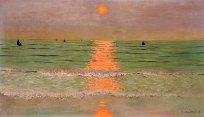 Naplemente, 1913 alkotó: Felix Edouard Vallotton