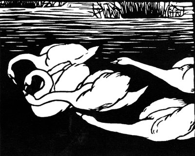Hattyúk, 1892. alkotó: Felix Edouard Vallotton