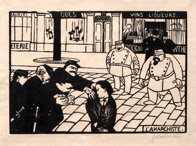 Az anarchista. alkotó: Felix Edouard Vallotton