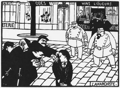 Az anarchista, 1892 alkotó: Felix Edouard Vallotton