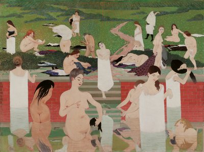 The Bath: Summer Evening The Bath at Summer Evening, 1892-1893 alkotó: Felix Edouard Vallotton