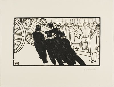 A Koporsóvivők alkotó: Felix Edouard Vallotton