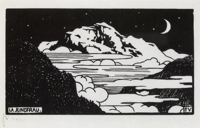 A Jungfrau, 1892 alkotó: Felix Edouard Vallotton