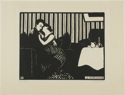 A hazugság, első lemez az Intimaciesből alkotó: Felix Edouard Vallotton