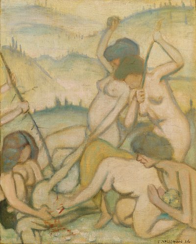 Orpheus megölése, 1914 alkotó: Felix Edouard Vallotton
