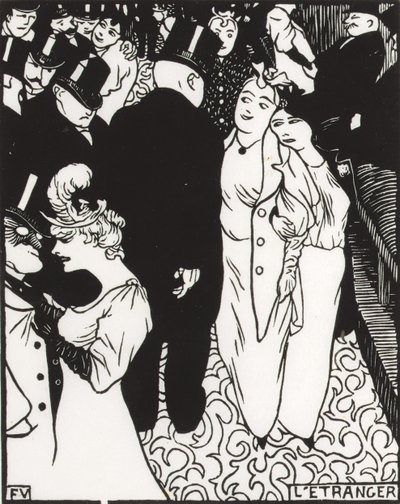 Az idegen, 1894 alkotó: Felix Edouard Vallotton