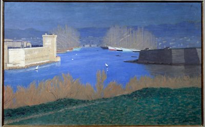 Kilátás a marseille-i kikötőre Felix Vallotton (1865-1925) festménye 1901 Magángyűjtemény - Kilátás a marseille-i kikötőre. Felix Vallotton (1865-1925) festménye alkotó: Felix Edouard Vallotton