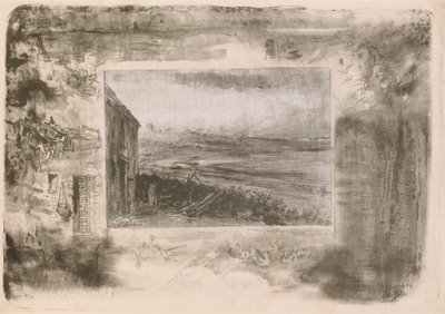 Halászház, 1892. alkotó: Felix Hilaire Buhot