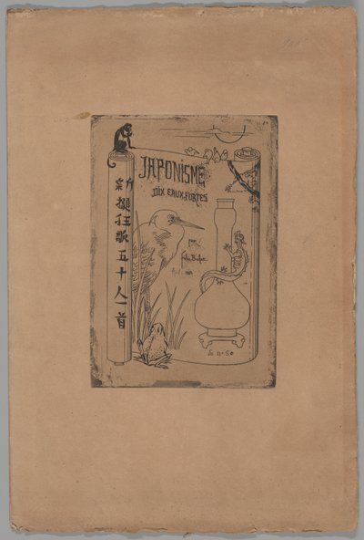 A Japonisme borítója alkotó: Felix Hilaire Buhot