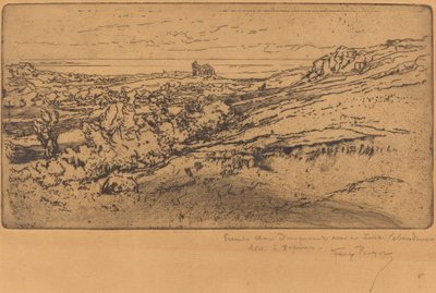 A Saint-Michel-kápolna Estre-ben (második verzió) alkotó: Felix Hilaire Buhot