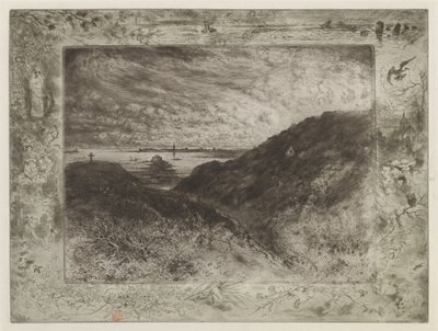 A szikla: Saint-Malo-öböl A szikla: Saint-Malo-öböl, 18861890. alkotó: Felix Hilaire Buhot