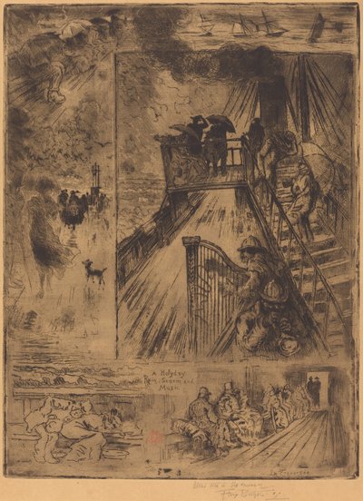 The Passage The Passage, 1879-1885. alkotó: Felix Hilaire Buhot