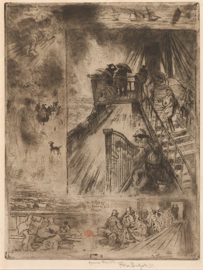 The Passage The Passage, 1879-1885. alkotó: Felix Hilaire Buhot