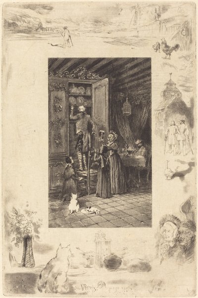 Az idősebbek alkotó: Felix Hilaire Buhot