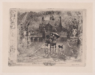 Az ország szomszédai Országos szomszédok, 1860-98. alkotó: Felix Hilaire Buhot