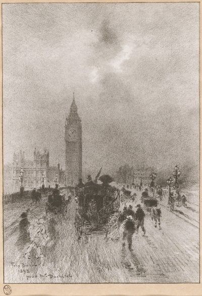 A londoni Victoria Clock Tower alkotó: Felix Hilaire Buhot