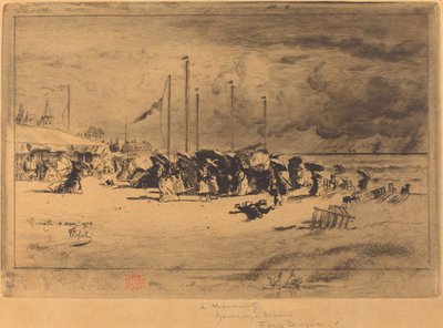Squal Trouville-ben alkotó: Felix Hilaire Buhot