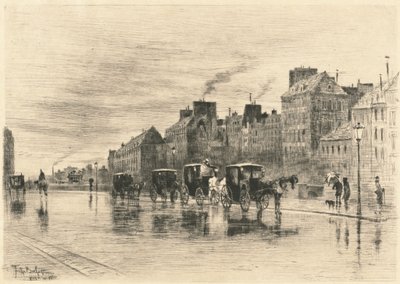 Téli reggel a Quai de l