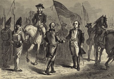 Lincoln tábornok átvette Cornwallis kardját O