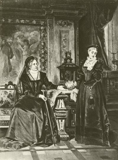 Minden jó ha a vége jó. I. felvonás, III. jelenet (mélynyomás) alkotó: Felix Octavius Carr Darley