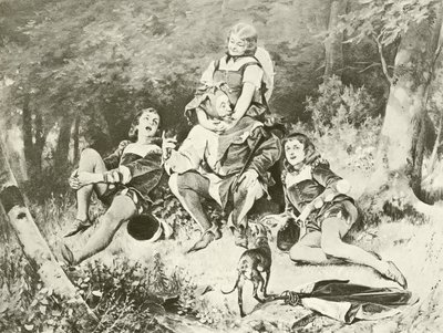 Ahogy tetszik. V. felvonás, III. jelenet (mélynyomás) alkotó: Felix Octavius Carr Darley