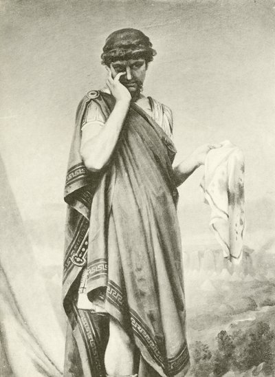 Cymbeline. V. felvonás – I. jelenet (mélynyomás) alkotó: Felix Octavius Carr Darley