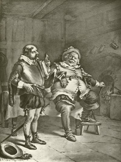 Első rész IV. Henrik király. III. felvonás, III. jelenet (mélynyomás) alkotó: Felix Octavius Carr Darley