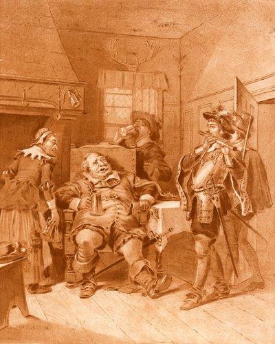 Henrik első része IV. III. felvonás, III. jelenet alkotó: Felix Octavius Carr Darley