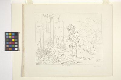 Rip Van Winkle illusztrációi, 5. tábla (litográfia) alkotó: Felix Octavius Carr Darley
