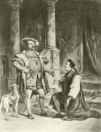 Henrik király VIII. V. felvonás – I. jelenet (mélynyomás) alkotó: Felix Octavius Carr Darley