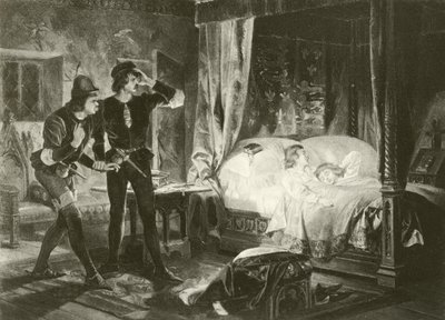 Harmadik Richárd király. IV. felvonás – III. jelenet (mélynyomás) alkotó: Felix Octavius Carr Darley