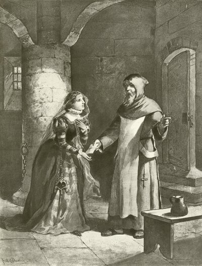 Mérés mértékért. IV. felvonás, III. jelenet (mélynyomás) alkotó: Felix Octavius Carr Darley