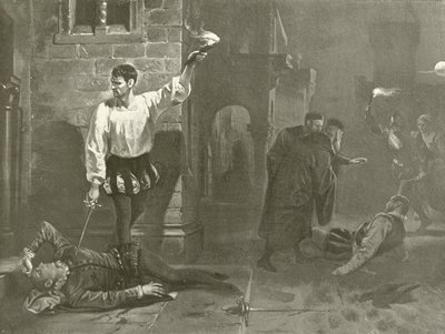 Othello. V. felvonás, I. jelenet (mélynyomás) alkotó: Felix Octavius Carr Darley