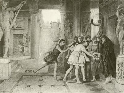 Athéni Timon. III. felvonás, IV. jelenet (mélynyomás) alkotó: Felix Octavius Carr Darley