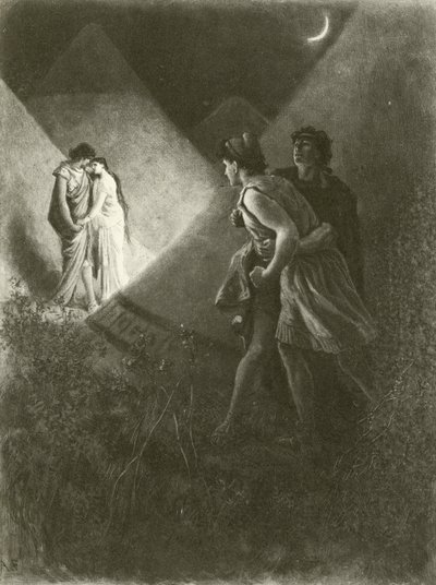 Troilus és Cressida. V. felvonás – II. jelenet (mélynyomás) alkotó: Felix Octavius Carr Darley