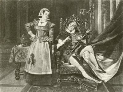 Tizenkettedik éjjel. I. felvonás – V. jelenet (mélynyomás) alkotó: Felix Octavius Carr Darley