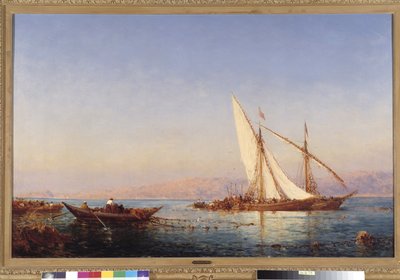Horgászat Marseille-ben Felix Ziem (1821-1911) festménye 1911 Kötelező megemlítés: Gyűjtemény alapítványa tisztelettel de Provence, Marseille alkotó: Félix Ziem