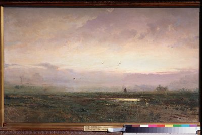 Matin (reggel) – Fjodor Vasziljev Peinture (Feodor Alekszandrovics, Fiodor Alekszandrovics Vasziljev (1850-1873), huile sur toile alkotó: Feodor Alexandrovich Vassiliev