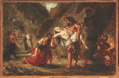 Herkules és Alcestis alkotó: Ferdinand Victor Eugene Delacroix