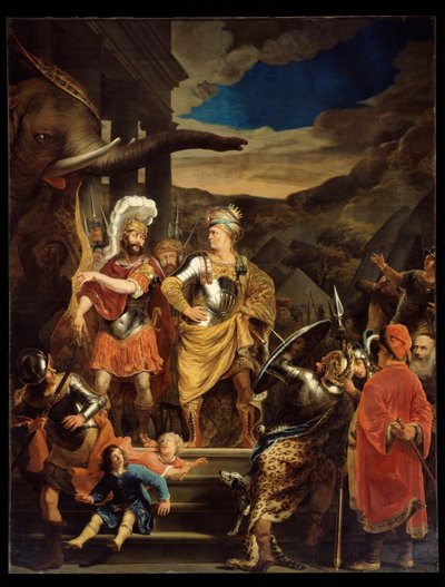 Fabricius és Pürrhosz alkotó: Ferdinand Bol