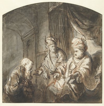József bemutatja apját a fáraónak alkotó: Ferdinand Bol