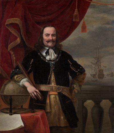 Michiel de Ruyter portréja (1607-1676) alkotó: Ferdinand Bol