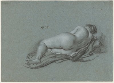 Fekvő női akt alkotó: Ferdinand Bol