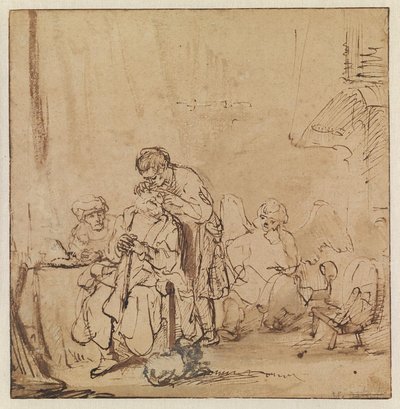 Tobit gyógyulása alkotó: Ferdinand Bol