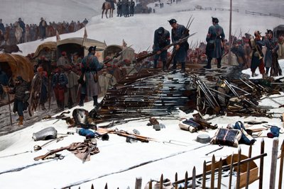 Bourbaki Panorama von Ferdinand & Castres Edouard (1838-1902) Hodler