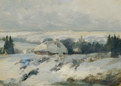 Cseh-Morva Felföld (a „16 nézet a cseh tájakról „Česka Krajiná” című portfólióból) alkotó: Ferdinand Engelmuller