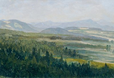 Cseh-felvidék (a „16 cseh tájkép „Česka Krajiná” című portfólióból) alkotó: Ferdinand Engelmuller
