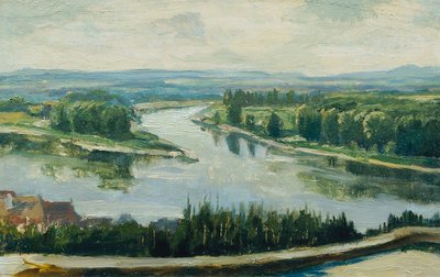 A Moldva és az Elba összefolyása alkotó: Ferdinand Engelmuller